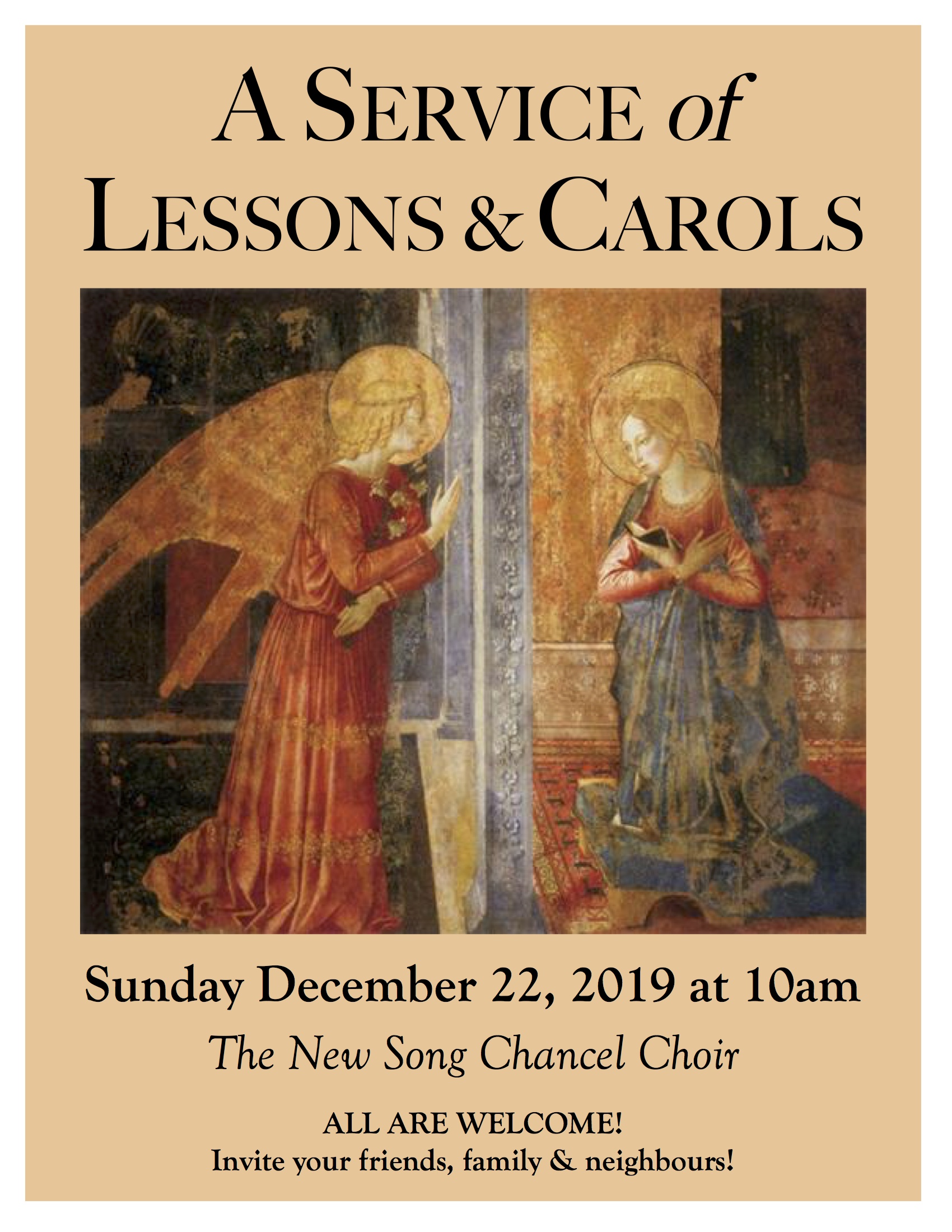 Lessons & Carols Service New Song Church