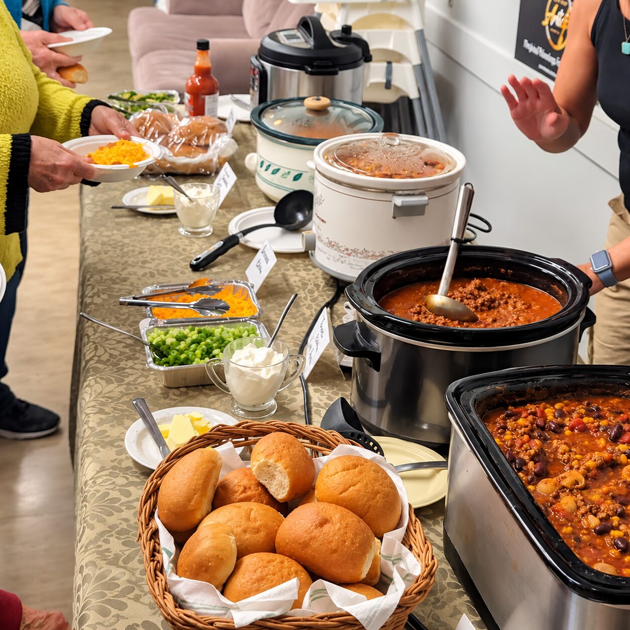 Community Chili Buffet Spread